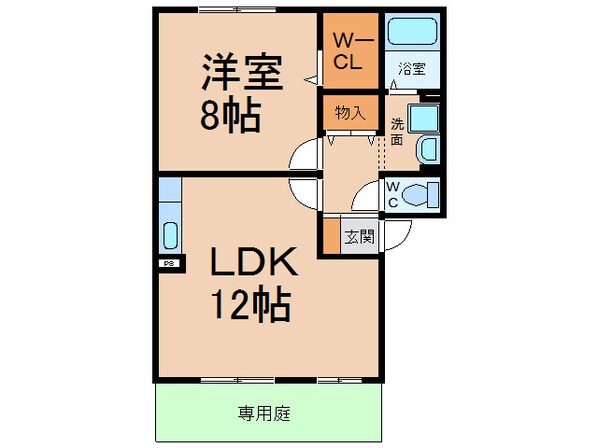 カレーラの物件間取画像